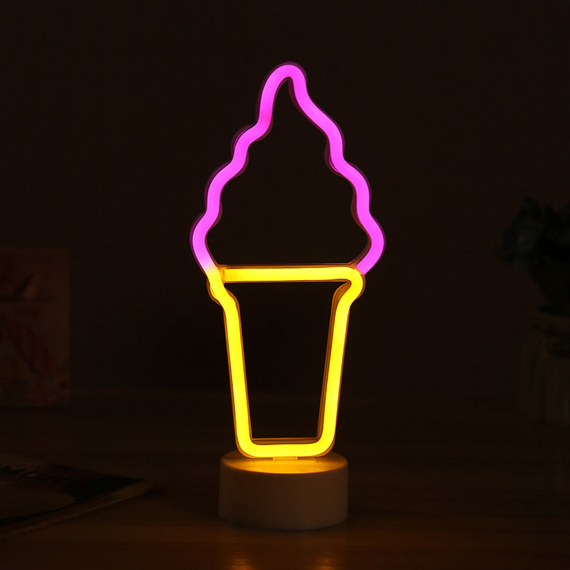 Frendorf | Nordic LED Nacht Tafellicht Weiße Geometrie Nachtkast Beleuchtung mit Kunststoffschatten