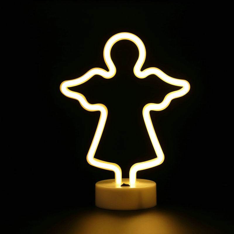 Frendorf | Geometrie Wand Nachtlicht Moderne Kunststoff Kinderzimmer LED Nachttischlampe in Weiß