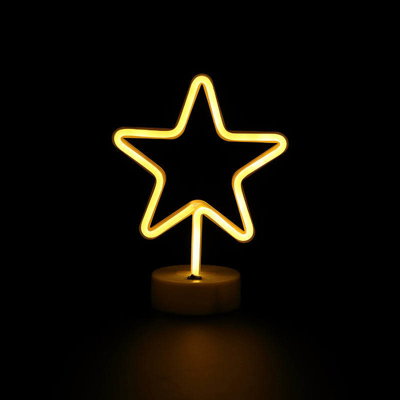 Frendorf | Geometrie Wand Nachtlicht Moderne Kunststoff Kinderzimmer LED Nachttischlampe in Weiß