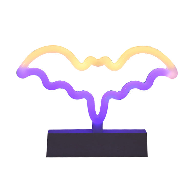Geometrische Kunststoff Nachttischlampe Moderne LED Weiße Nachttischlampe für das Schlafzimmer