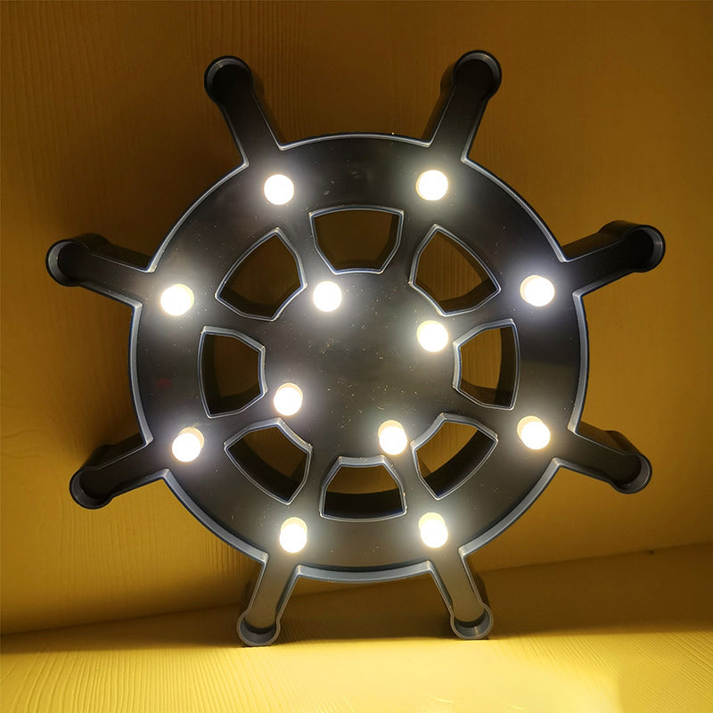 Frendorf | Segel Element Plastik Nachtischlampe Nordic LED Wandlampe für das Babyzimmer