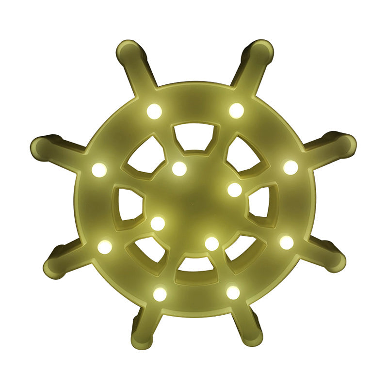 Frendorf | Segel Element Plastik Nachtischlampe Nordic LED Wandlampe für das Babyzimmer