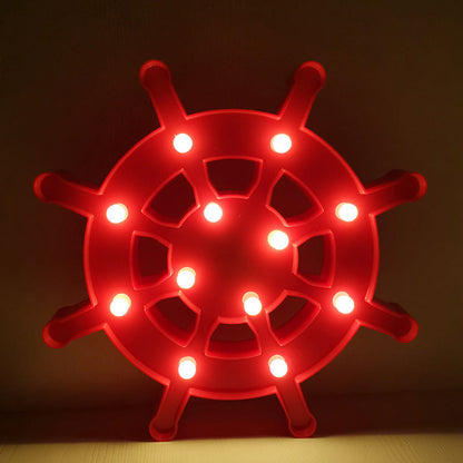 Frendorf | Segel Element Plastik Nachtischlampe Nordic LED Wandlampe für das Babyzimmer