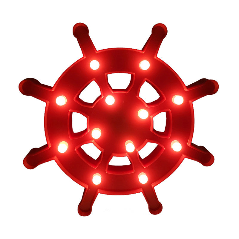 Frendorf | Segel Element Plastik Nachtischlampe Nordic LED Wandlampe für das Babyzimmer