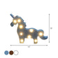 Einhorn Schatten Nachttisch Beleuchtung Einfache Kunststoff Baby Schlafzimmer LED Wandlampe