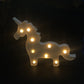Einhorn Schatten Nachttisch Beleuchtung Einfache Kunststoff Baby Schlafzimmer LED Wandlampe