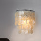 Frendorf | 1-Licht Wandlamp Sconces Landelijke Gangwandlamp mit Geschichtetem Kreis Muschel Schirm