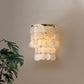Frendorf | 1-Licht Wandlamp Sconces Landelijke Gangwandlamp mit Geschichtetem Kreis Muschel Schirm