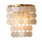 Frendorf | 1-Licht Wandlamp Sconces Landelijke Gangwandlamp mit Geschichtetem Kreis Muschel Schirm