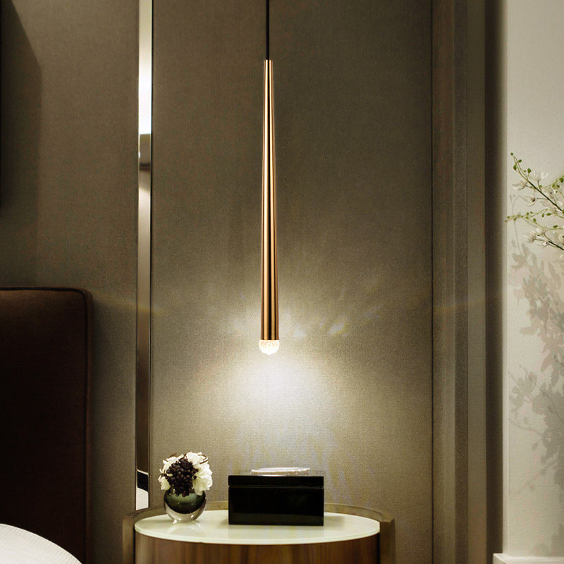 Frendorf | Woonkamer LED-wandverlichting Nordic Gouden Kristallen wandlamp Wandlamp met conische metalen diffuser