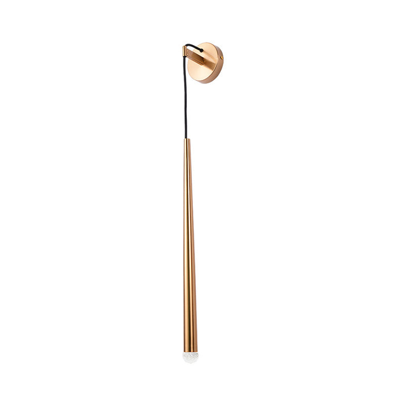 Frendorf | Woonkamer LED-wandverlichting Nordic Gouden Kristallen wandlamp Wandlamp met conische metalen diffuser