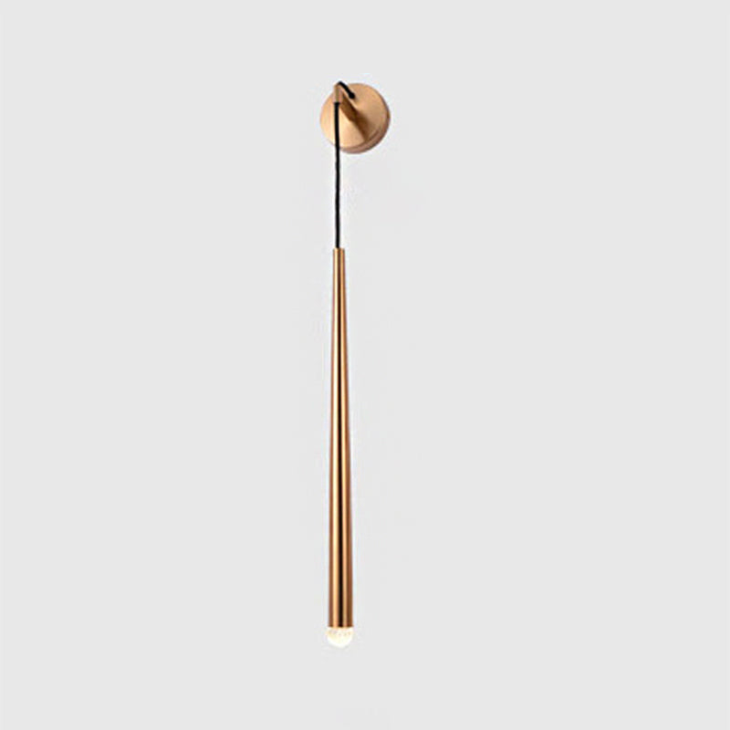 Frendorf | Woonkamer LED-wandverlichting Nordic Gouden Kristallen wandlamp Wandlamp met conische metalen diffuser