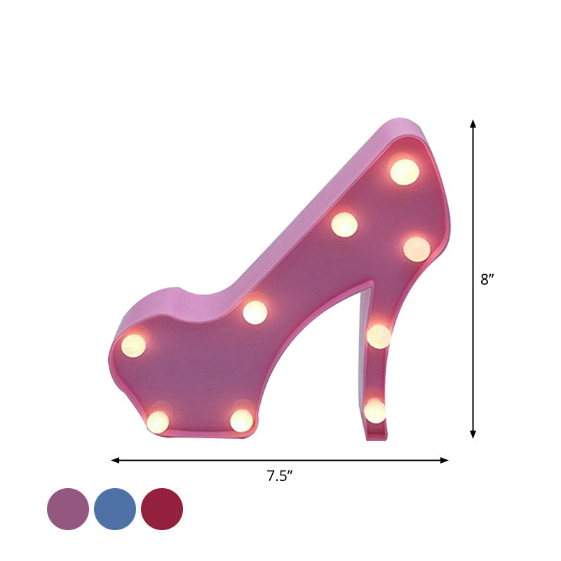 Beauty Element Mädchen Zimmer Nachtlampe Kunststoff Moderner Stil LED Nachttischbeleuchtung