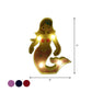 Beauty Element Mädchen Zimmer Nachtlampe Kunststoff Moderner Stil LED Nachttischbeleuchtung
