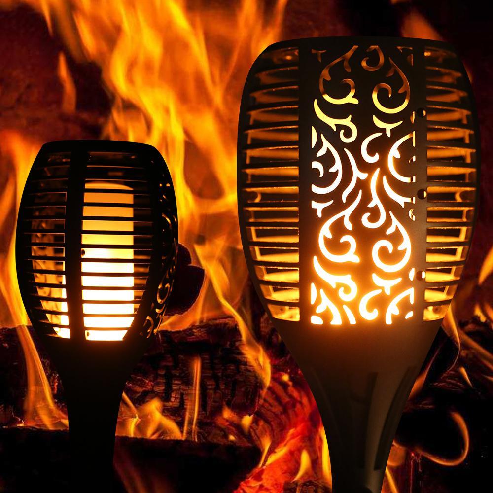 Frendorf | Outdoor LED Solar Flackernde Flamme Fackel Licht