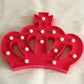 Frendorf | Plastic Crown Nachtkastje Lamp Cartoon Stil Batterij Aangedreven LED Nachtverlichting