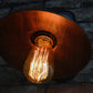 Frendorf | 1 Licht Brede Flare Wandlamp Fixture Industrieel Roest Metaal Wandgemonteerde Lamp met Watermeter Decoratie