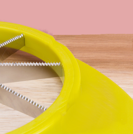 Frendorf | 3-in-1 Vielseitiger Griff-Schneider für Apfel, Mango, Tomate und mehr