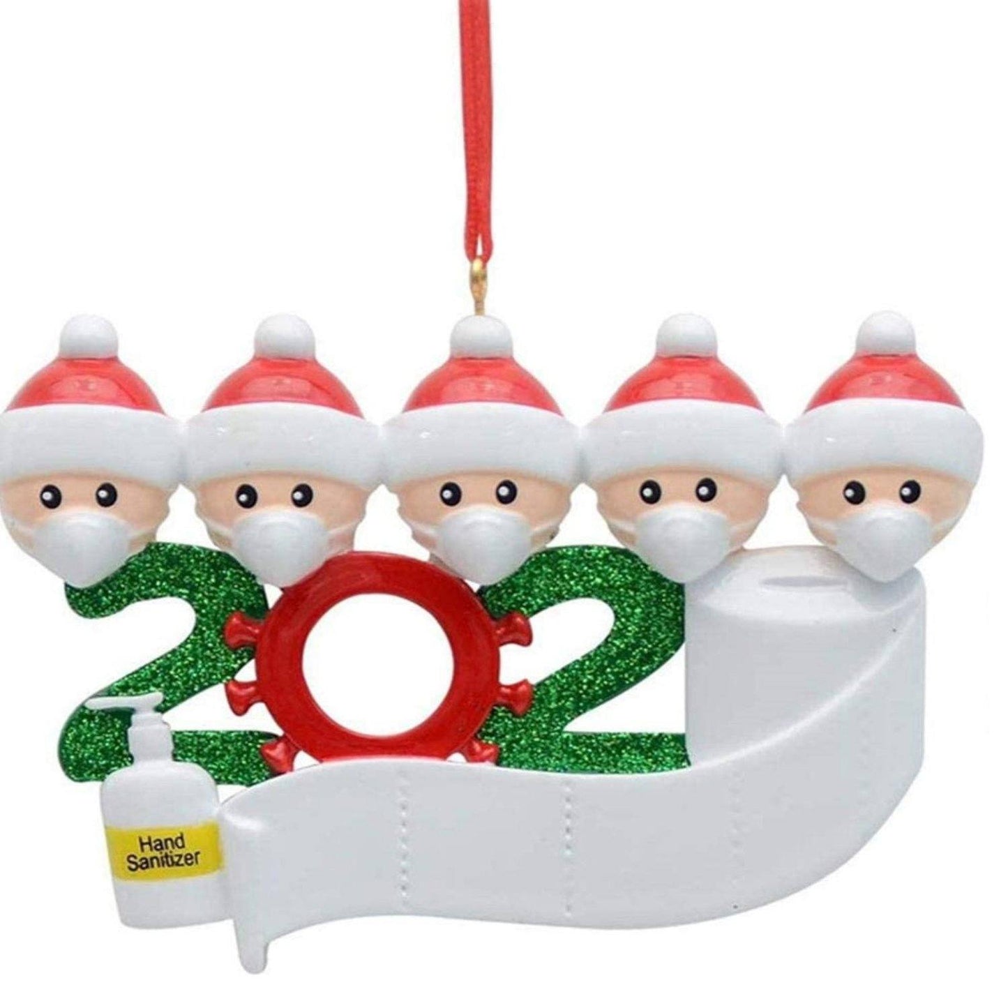 Frendorf | 2020 Quarantäne Familie Personalisierte Weihnachtsornamente