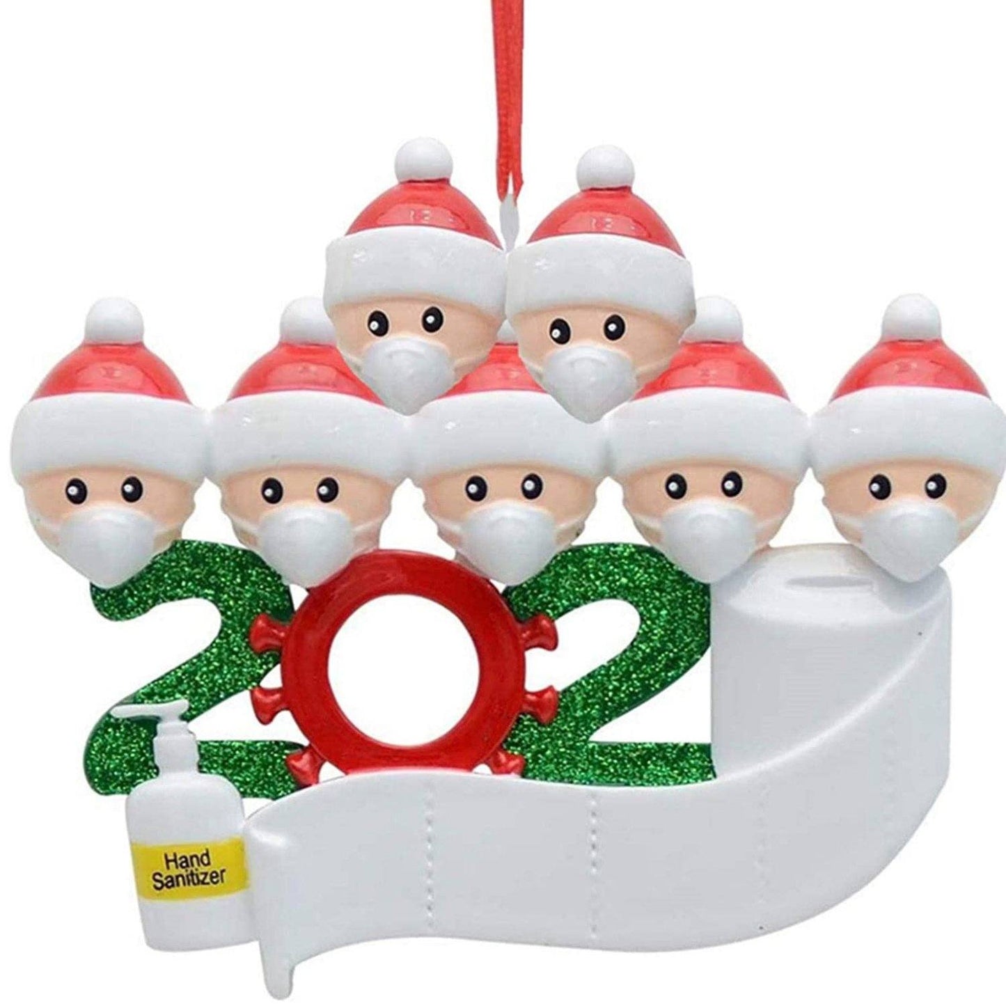 Frendorf | 2020 Quarantäne Familie Personalisierte Weihnachtsornamente