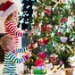 Frendorf | 2020 Quarantäne Überlebender Santa Claus Weihnachtsornamente mit Maske und alle wichtigen Dinge tragend
