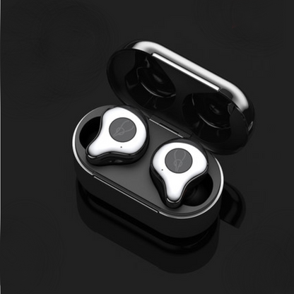 Frendorf | Bluetooth5.0 TWS True Wireless Mini In-Ear Kopfhörer mit ultra langer Standby-Zeit, bilateraler Stereo, aktiver Geräuschunterdrückung, IPX5 wasserdicht, niedrige Latenz, zum Lernen, Sport, Musik hören, Anrufe tätigen