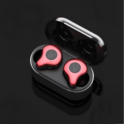 Frendorf | Bluetooth5.0 TWS True Wireless Mini In-Ear Kopfhörer mit ultra langer Standby-Zeit, bilateraler Stereo, aktiver Geräuschunterdrückung, IPX5 wasserdicht, niedrige Latenz, zum Lernen, Sport, Musik hören, Anrufe tätigen