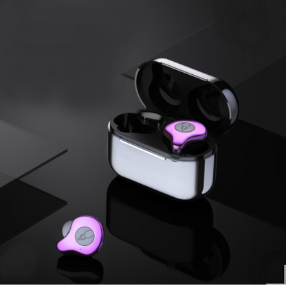 Frendorf | Bluetooth5.0 TWS True Wireless Mini In-Ear Kopfhörer mit ultra langer Standby-Zeit, bilateraler Stereo, aktiver Geräuschunterdrückung, IPX5 wasserdicht, niedrige Latenz, zum Lernen, Sport, Musik hören, Anrufe tätigen