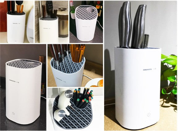 Frendorf | Automatischer intelligenter Desinfektions-Trockengriff mit UV-Desinfektion, Hochtemperaturtrocknung, großem Fassungsvermögen, waschbarem Modul & Energieeinsparung