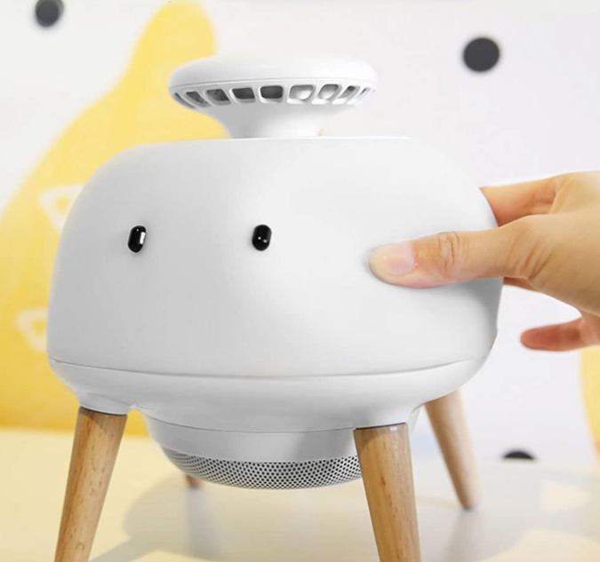 Frendorf | Elektronischer Indoor-Physikalischer Moskito-Killer mit 360¬∞ Ringlicht, intelligentem lichtempfindlichem System, Schreibtischlampenmodus und niedrigem Geräuschpegel, für Zuhause, Küche, Schlafzimmer & Büro