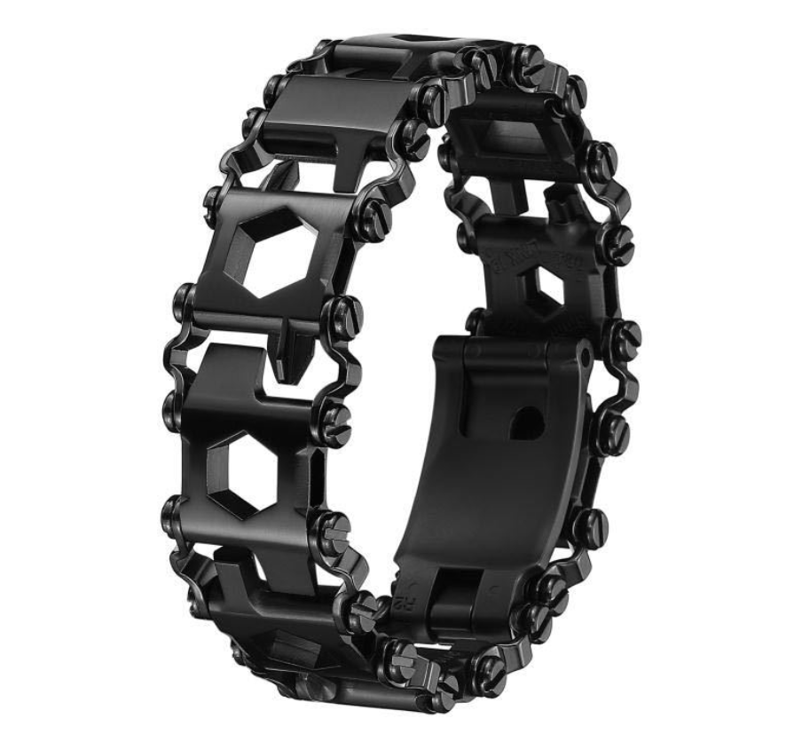 Frendorf | 29-in-1 multifunktionales Edelstahl-Uhrband/-armband, mit 29 versteckten praktischen Werkzeugen, für Segeln, Reisen, Camping und Wandern