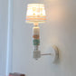 Frendorf | Soldat Schlafzimmer Wandleuchte mit konisch geformtem Schirm Stoff 1 Kopf Amerikanischer Stil Wandlampe