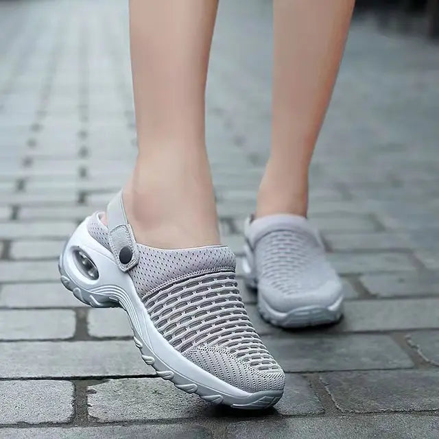 Frendorf | Orthopädische Damenclogs mit Luftpolstern zur Entlastung von Rücken und Knien