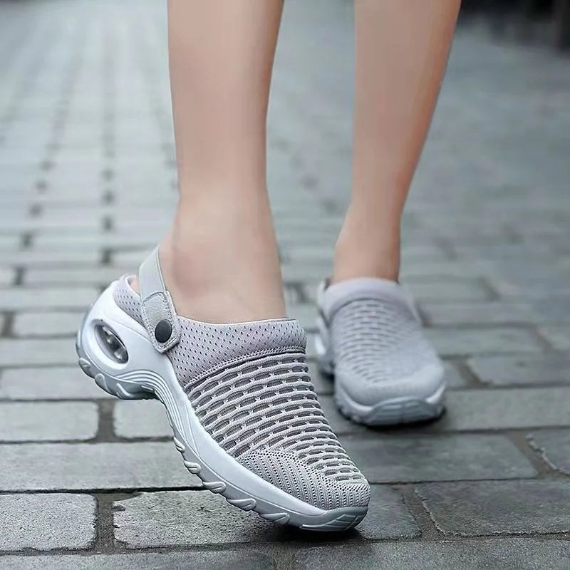 Frendorf | Orthopädische Damenclogs mit Luftpolstern zur Entlastung von Rücken und Knien