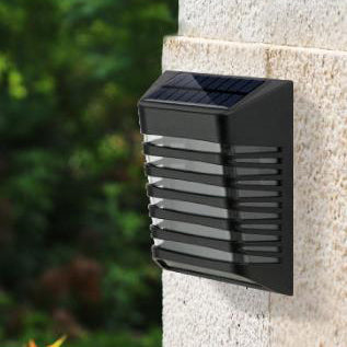 Frendorf | SolarVista LED Wandleuchte | Trapezdesign | Wasserdicht | Solar Außenbeleuchtung | Energieeffizient