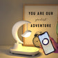 Frendorf | LunaSound Bluetooth Lautsprecher & Nachttischlampe | Kabellos | Moon-Shaped LED Tischlampe | Stilvolle Deko für Zuhause