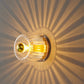Frendorf | Solara Luxury Glas-Design Deckenleuchte | Kupfer-Sonnengestaltung | Wand- & Deckenmontage | Premium Wohnambiente