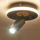 Frendorf | IronLume Industrial Flush Spotlight | Moderner Loft-Stil | 1-Licht Deckenleuchte | Robuste Beleuchtung für Zuhause