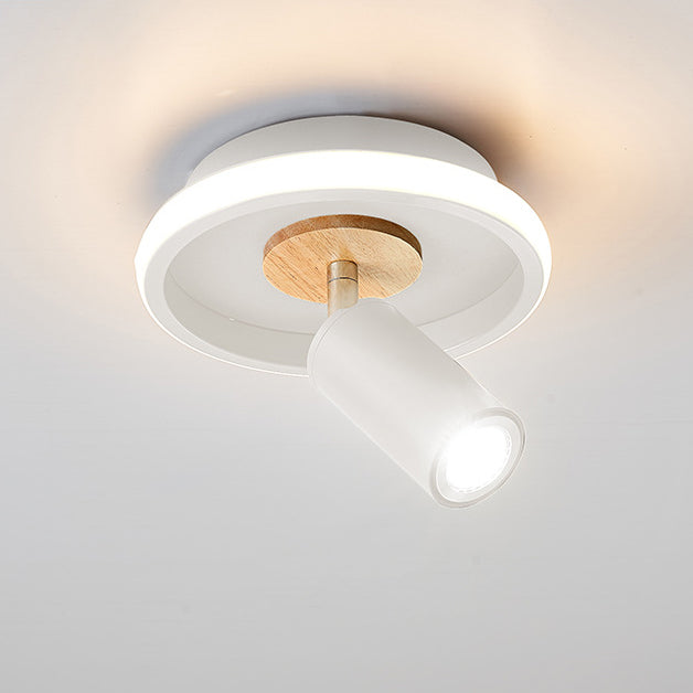 Frendorf | IronLume Industrial Flush Spotlight | Moderner Loft-Stil | 1-Licht Deckenleuchte | Robuste Beleuchtung für Zuhause