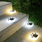 Outdoor Solar Bärenpfoten Runde LED Garten Rasen Vergrabene Licht