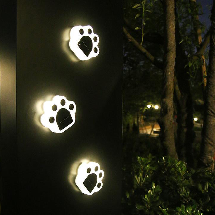 Outdoor Solar Bärenpfoten Runde LED Garten Rasen Vergrabene Licht