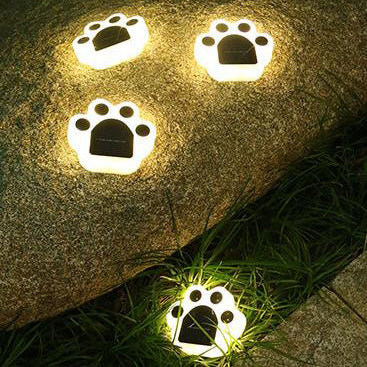 Outdoor Solar Bärenpfoten Runde LED Garten Rasen Vergrabene Licht