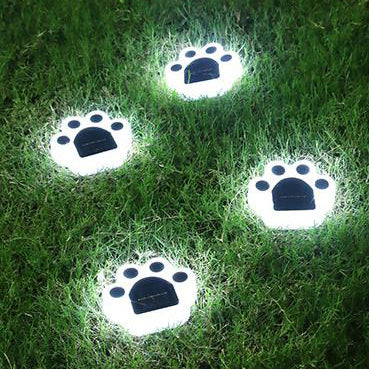 Outdoor Solar Bärenpfoten Runde LED Garten Rasen Vergrabene Licht