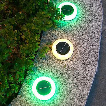 Outdoor Solar Bärenpfoten Runde LED Garten Rasen Vergrabene Licht