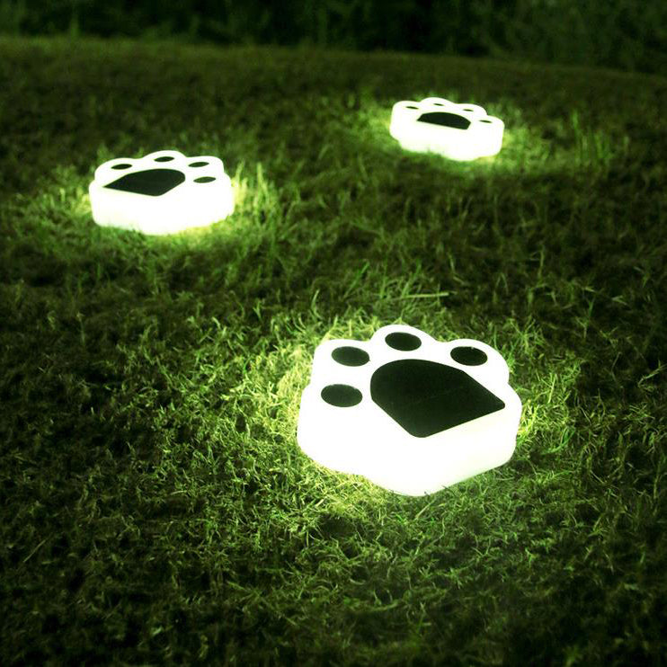 Outdoor Solar Bärenpfoten Runde LED Garten Rasen Vergrabene Licht