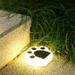 Outdoor Solar Bärenpfoten Runde LED Garten Rasen Vergrabene Licht