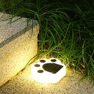 Outdoor Solar Bärenpfoten Runde LED Garten Rasen Vergrabene Licht