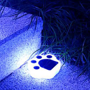 Outdoor Solar Bärenpfoten Runde LED Garten Rasen Vergrabene Licht
