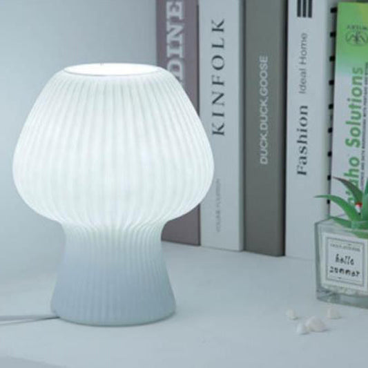 Frendorf | LumiMuse Vintage Glasbettlampe – Verstellbare LED-Nachttischbeleuchtung