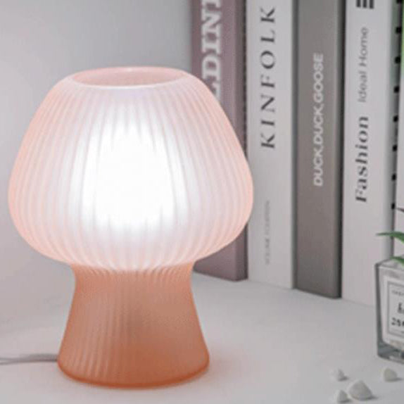 Frendorf | LumiMuse Vintage Glasbettlampe – Verstellbare LED-Nachttischbeleuchtung